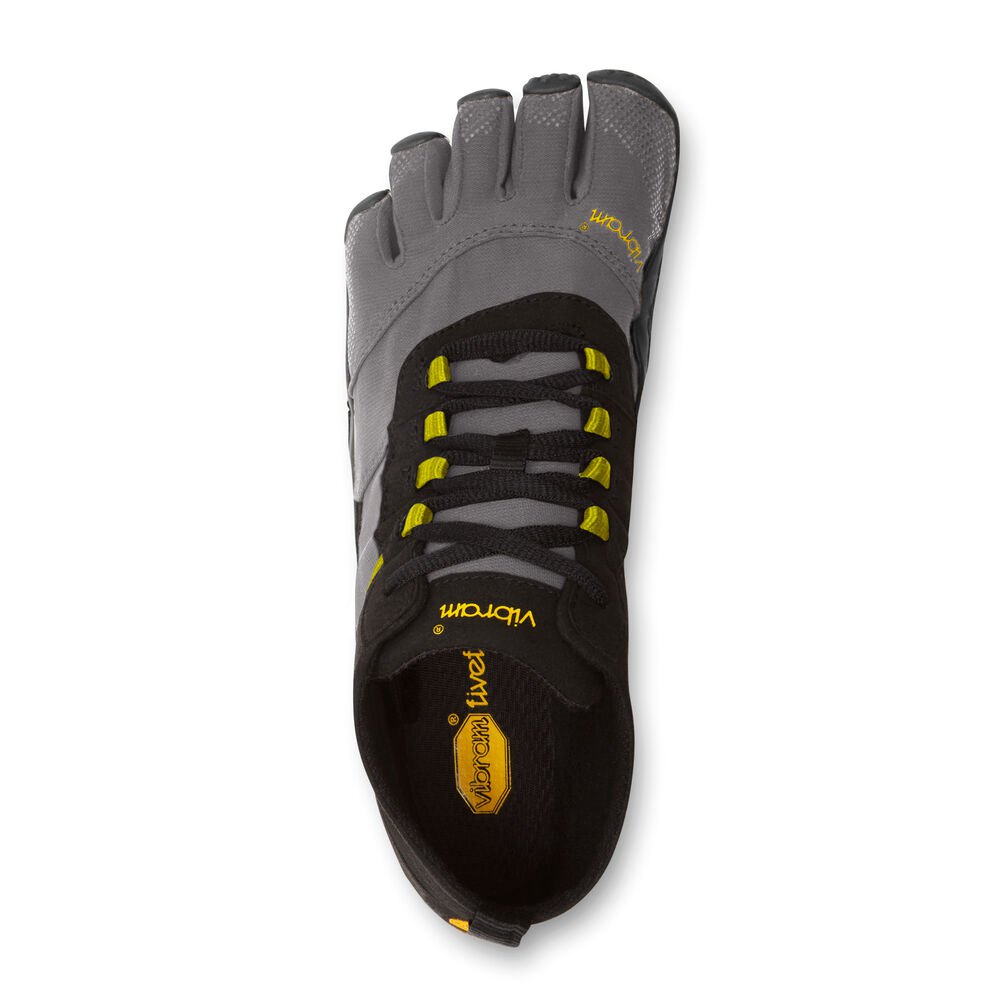 Zapatos De Trail Hombre Negros/Grises - FiveFingers V-Trek - GFRIOP-432